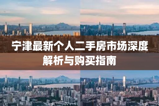 寧津最新個(gè)人二手房市場(chǎng)深度解析與購(gòu)買指南