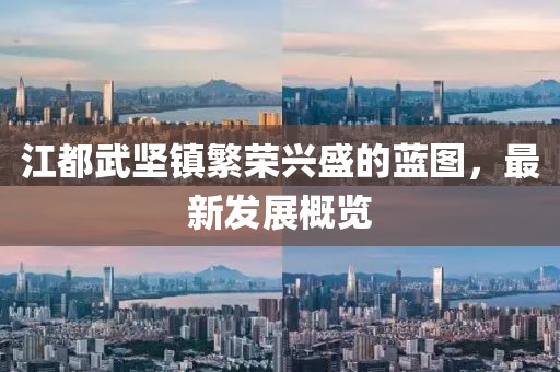 江都武堅鎮(zhèn)繁榮興盛的藍(lán)圖，最新發(fā)展概覽