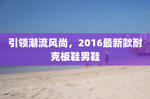 引領(lǐng)潮流風(fēng)尚，2016最新款耐克板鞋男鞋